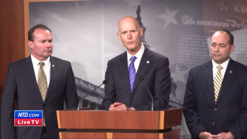LIVE: Sen. Rick Scott, Rep. Scott Perry Lead Press Conference on Debt Ceiling and Spending Reforms