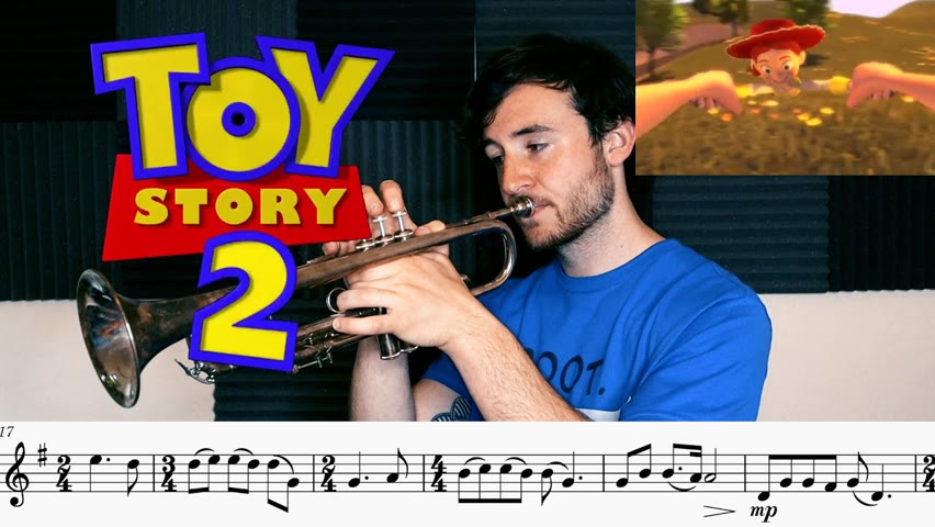 Toy Story 2 - When She Loved Me (Trumpet Play Along)