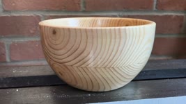 Woodturning - Pine Bowl 4 months on