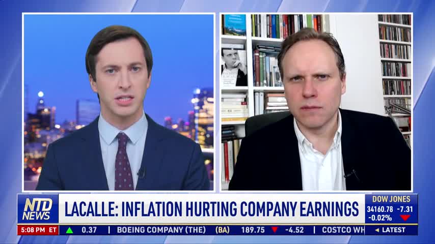 Expert: Inflation Hurting Company Earnings