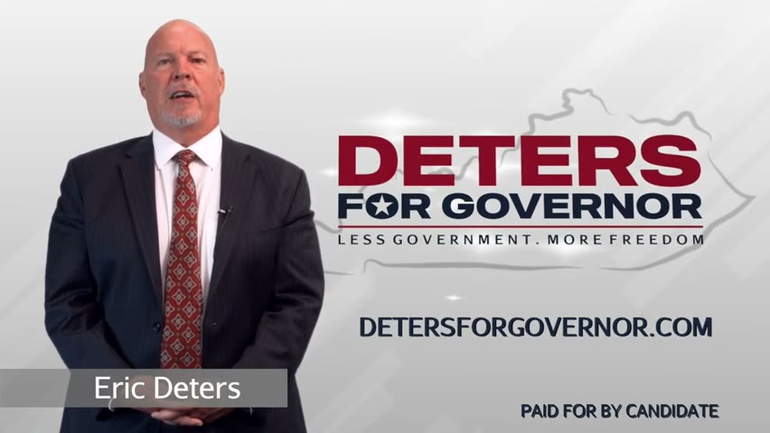 Deters For Governor - The Anti-Establishment Candidate