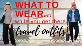 What to Wear While Traveling || TRAVEL Outfits for Women Over 50