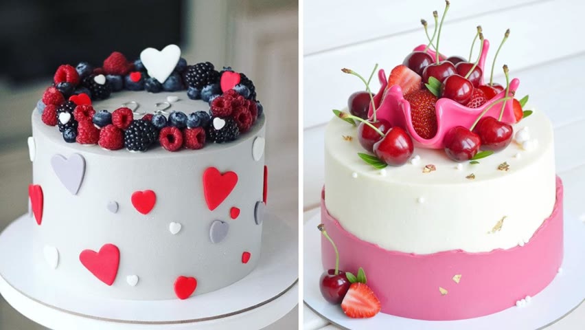 Beautiful Heart Cake Decorating Ideas | Easy Cake Decorating Tutorials