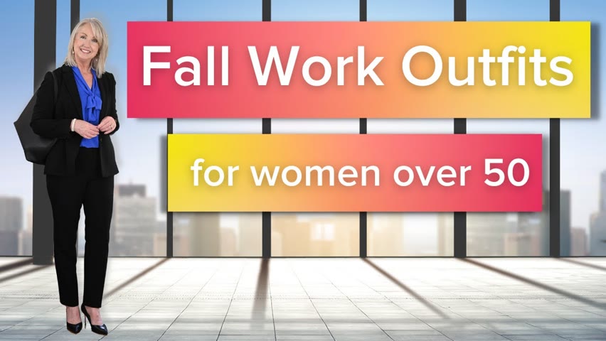 7 Fall Work Outfits for Women Over 50