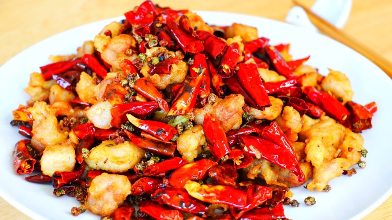 Sichuan Spicy Chicken Recipe, La Zi Ji Ding Recipe, CiCi Li - Asian Home Cooking Recipes