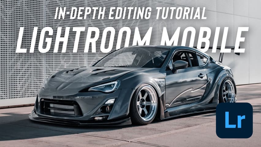 Car Photography Editing MADE SIMPLE in Lightroom Mobile
