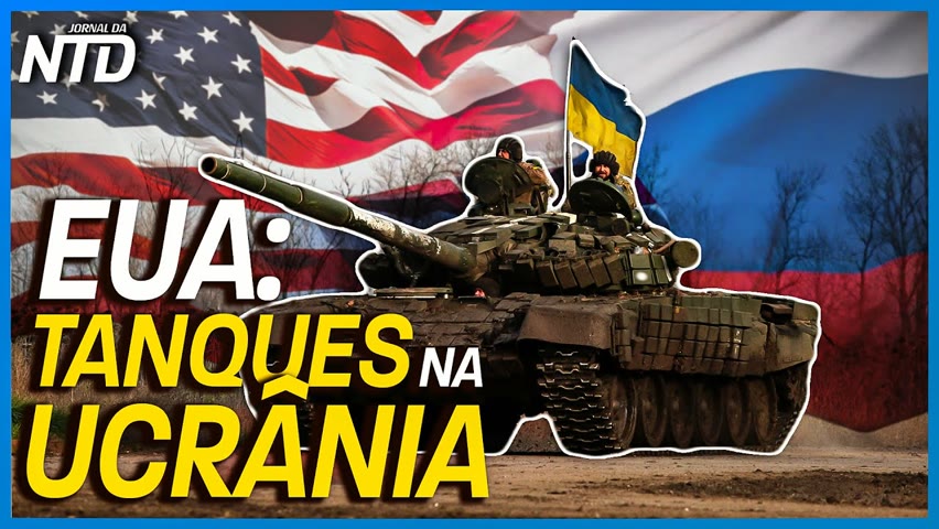 EUA e Alemanha desafiam a Rússia: tanques de Guerra são enviados para a Ucrânia