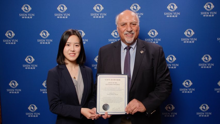 Nevada Awards Shen Yun for Their Accomplishments and Cultural Contributions
