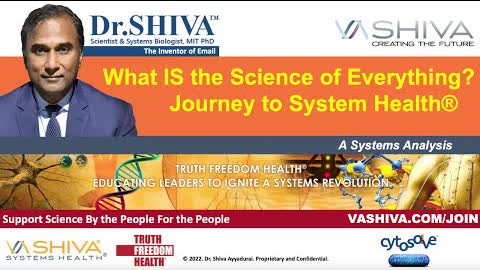 Dr.SHIVA LIVE: What Is the Science of Everything?  Journey to Systems Health®