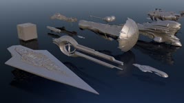 STARSHIPS - Dimensions at Real Scale - (Old Version)