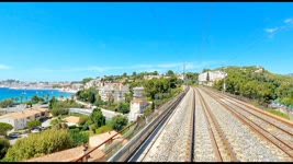 ★ 4K 🇫🇷Cab Ride Toulon - Marseille (French Riviera), France [08.2020]
