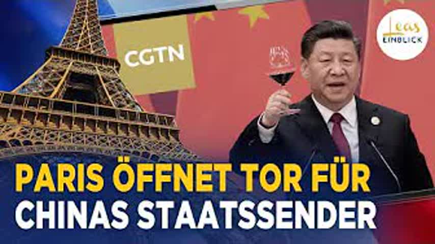 China-Sender umgeht britisches Verbot über Frankreich | Pekings Propaganda verpackt als FAZ-Anzeige
