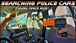 Searching Police Cars Found Mace Gun!