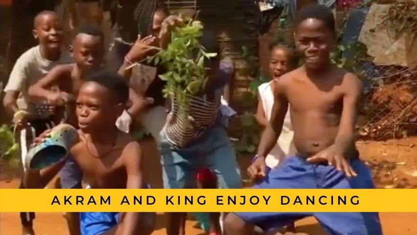 Akram and King Enjoy Dancing with Friends