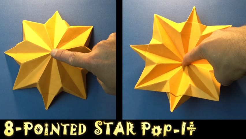 💥 Origami 8-Pointed Star Pop It 🤩