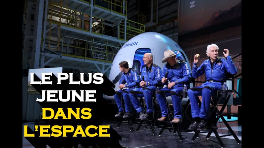 Un jeune de 18 ans sera le plus jeune à aller dans l'espace lors du prochain vol de Bezos