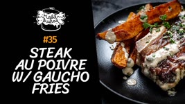 Steak au poivre with "gaucho" fries | Little Kitchen