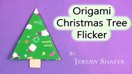 Origami Christmas Tree Flicker