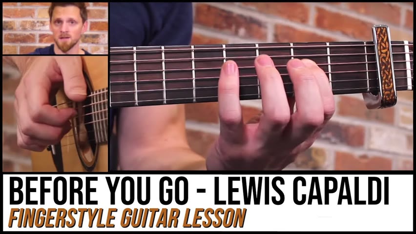 Before You Go (Lewis Capaldi) - Fingerstyle Guitar Lesson