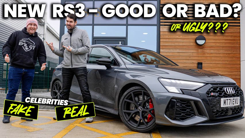 We ask SHANE LYNCH from BOYZONE to DONUT our brand new 2022 Audi RS3!!
