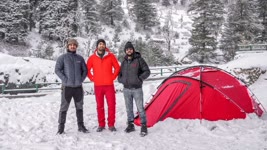 Camping in Snow Storm | Pahalgam | Kashmir | EP 1|