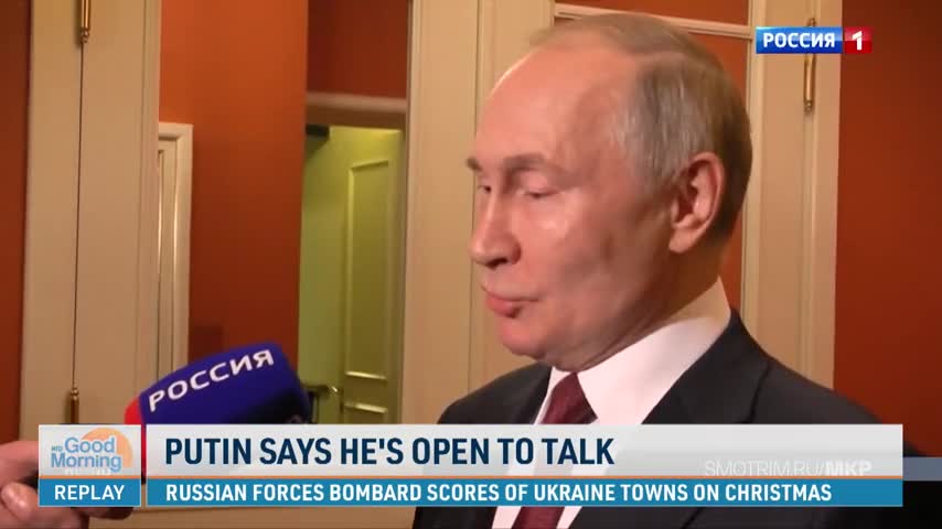 Putin Says Russia Ready to Negotiate Over Ukraine