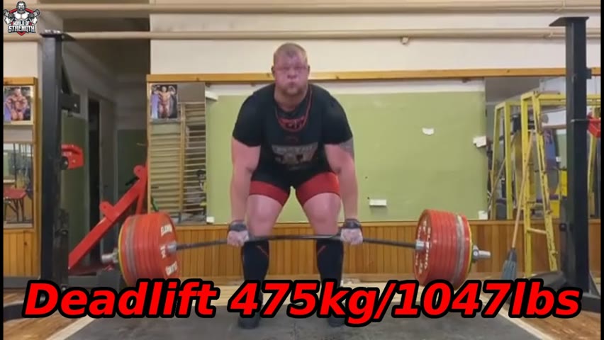 Strength Monster - Easiest Deadlift 475kg/1047lbs Ever ?!