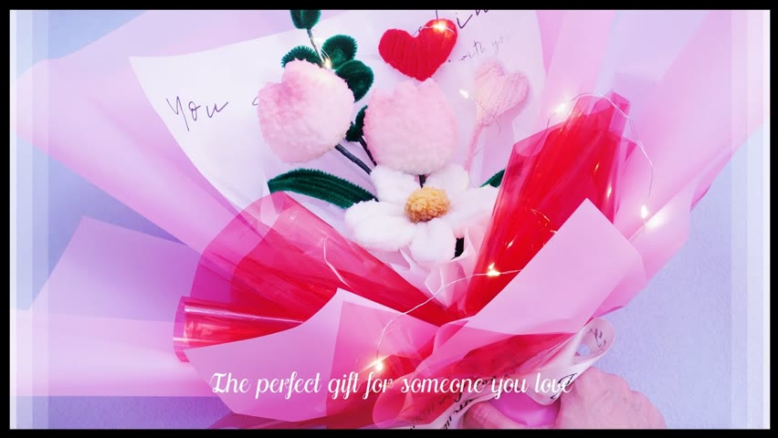 The best way to make beautiful tulip fabric flowers┃EASY Tutorial┃valentine bouquet