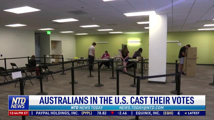 Australians in the US Cast their Votes