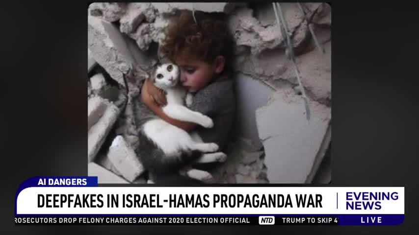 Deepfakes in Israel-Hamas Propaganda War
