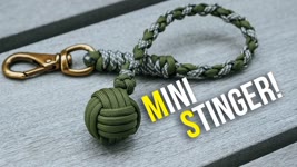 MINI Monkey's Fist Stinger Keychain Impact Tool Tutorial