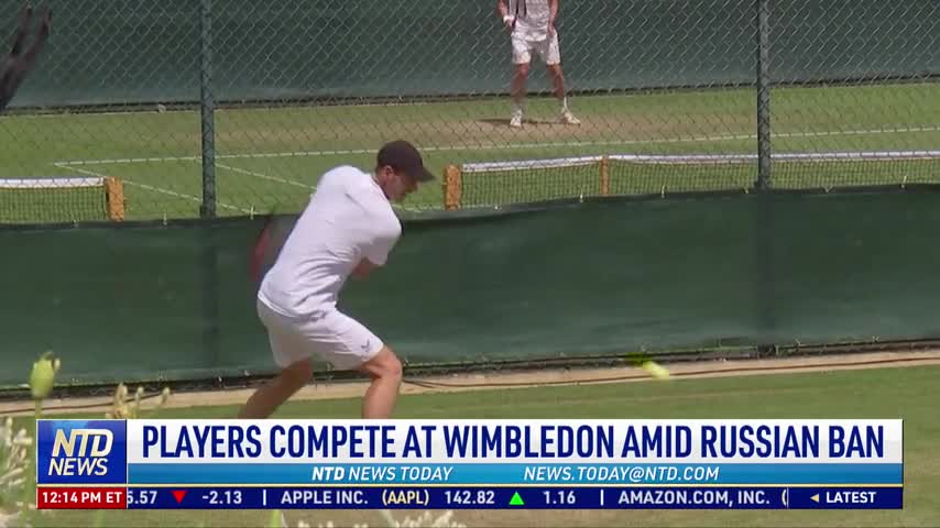 Players Compete at Wimbledon Amid Russian Ban