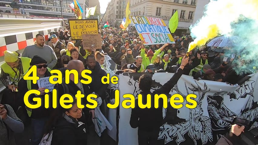 4 ans de Gilets Jaunes | Manifestation du 19 novembre 2022 à Paris
