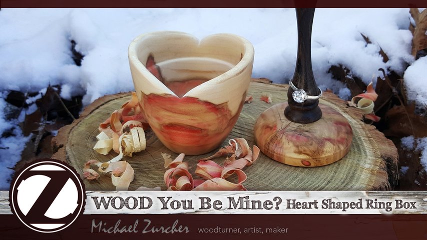 WOOD You Be Mine? Ring box
