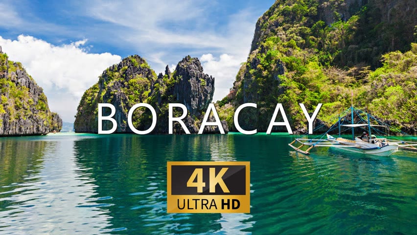 BORACAY (4K UHD) Drone Film + Best Piano Music For Meditation, Sleep, Stress Relief & Yoga