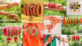 Best!!.. Girls Fashion Jewelry | DIY Silk Thread Bangles Making At Home #bridalchura