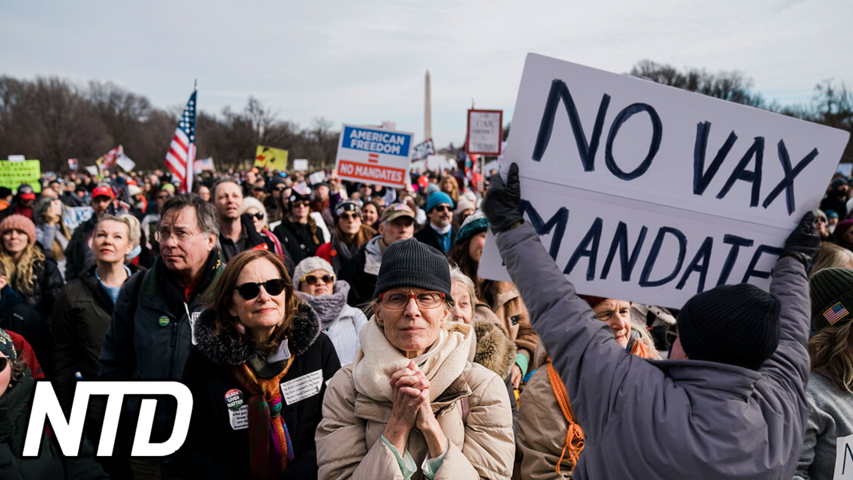 Tusentals demonstrerar mot USA:s mandat i D.C. | NTD NYHETER