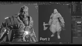 Blender - Warrior Character Modeling - Part 2