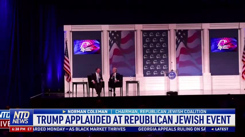 Trump Applauded at Republican Jewish Event, Potential 2024 Contenders Question Third Presidential Run