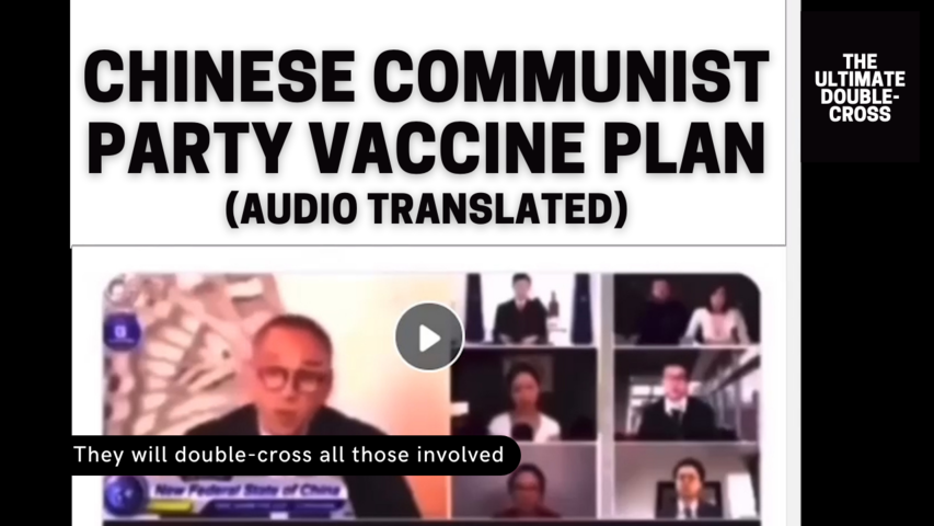 The CCP PlanThe CCP vaccination plan whistleblown (Audio Translated)