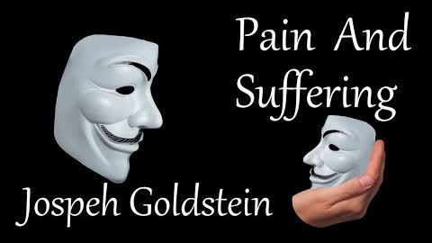 Joseph Goldstein ~ Dealing With Pain And Suffering