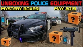 Unboxing Police Equipment Mystery Boxes! May 2019 Crown Rick Auto