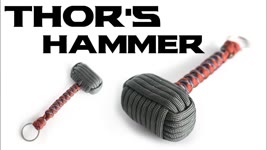 How To Make A Paracord Thor's Hammer Key Chain | Paracord Mjolnir Tutorial