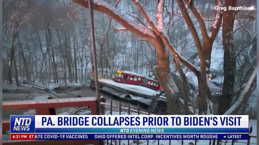 Pennsylvania Bridge Collapses Prior to Biden’s Visit