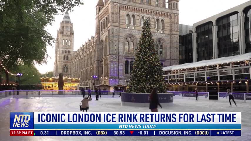 Iconic London Ice Rink Returns for Last Time