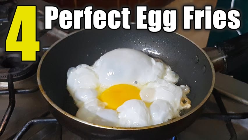 Perfect Egg Fry 4 Perfect Methods | Easy Egg Fry (ENGLISH SUBS)