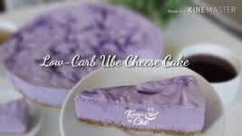 Low Carb Ube Cheese Cake | sugar-free | Keto Friendly (Recipe #13)