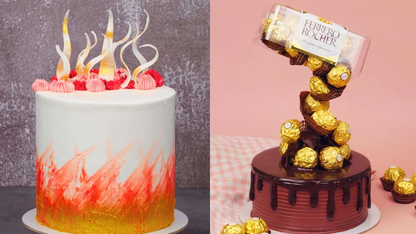 Fancy Chocolate Cake Decorating IDeas | So Yummy Birthday Cake Tutorial For Beginners