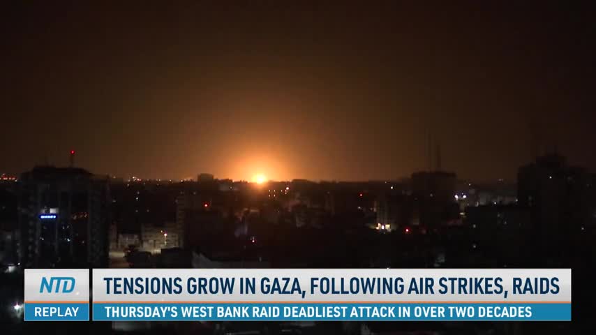 Tensions Grow in Gaza, Following Air Strikes, Raids