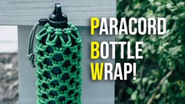 💧STAY HYDRATED! Wrap Your Bottle In Paracord! | Cow Hitch Bottle Wrap TUTORIAL